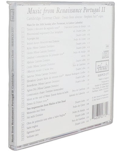 Cambridge Taverner Choir - Music from Renaissance Portugal II (CD) - Chorlton Analogue