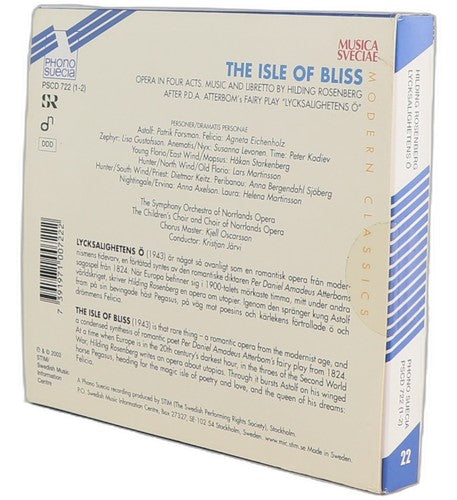 Hilding Rosenberg - Lycksalighetens Ö (2 CD Set) - Chorlton Analogue