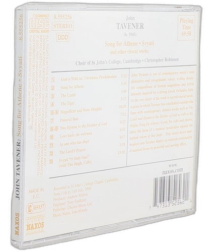John Tavener - Song For Athene • Svyati And Other Choral Works (CD) - Chorlton Analogue