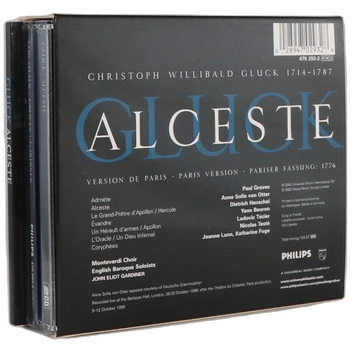 Christoph Willibald Gluck - Alceste (2 CD Set) - Chorlton Analogue