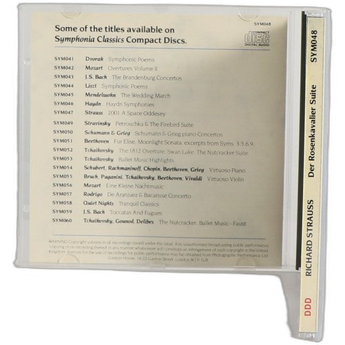 Richard Strauss - Der Rosenkavalier Suite / Death And Transfiguration / 2001 A (CD) - Chorlton Analogue
