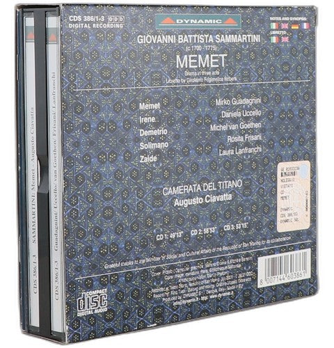 Sammartini - Memet - Box Set 3 CDs - Dynamic (4) - 2002