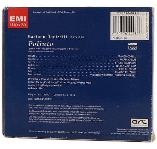 Gaetano Donizetti - Poliuto (2 CD Set) - Chorlton Analogue