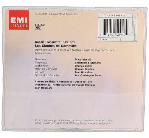 Robert Planquette - Les Cloches De Corneville (2 CD Set) - Chorlton Analogue
