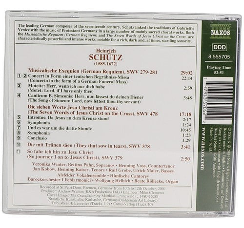 Heinrich Schütz - German Requiem • The Seven Words Of Jesus Christ On The Cross (CD) - Chorlton Analogue