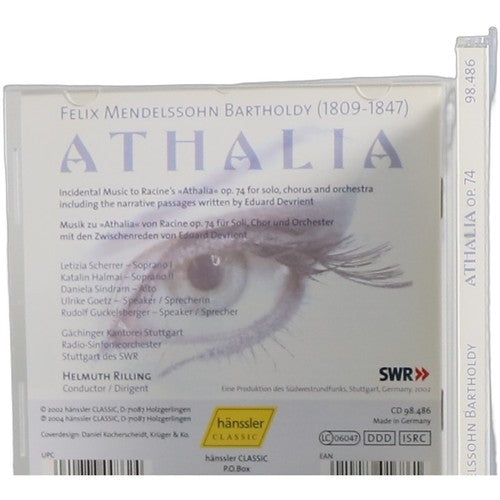Felix Mendelssohn - Athalia, Op. 74 (CD)