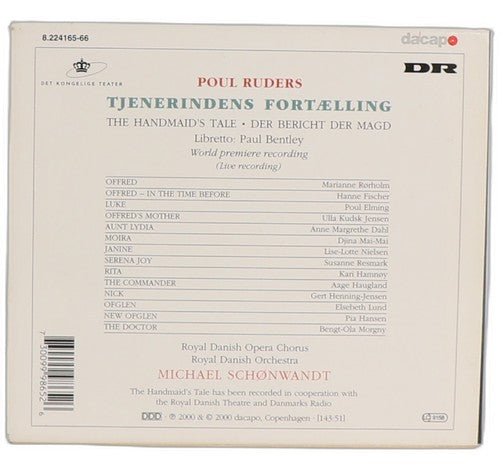 Ruders - Tjenerindens Fortælling = The Handmaid's Tale = Der - Box Set 2 CDs - Chorlton Analogue