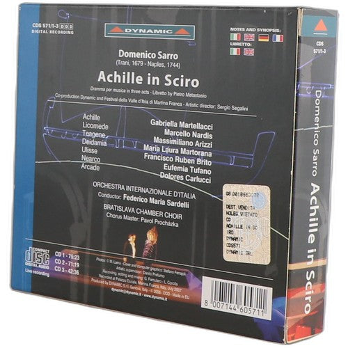 Sarro - Achille in Sciro - Box Set 3 CDs - Dynamic - 2008