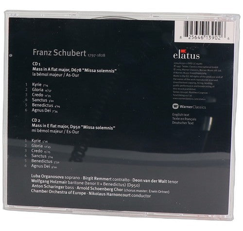 Schubert - Missa Solemnis – Mass in A flat major, D678 - Box Set 2 CDs