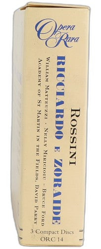 Rossini - Ricciardo e Zoraide - Box Set 3 CDs - Opera Rara - 1996