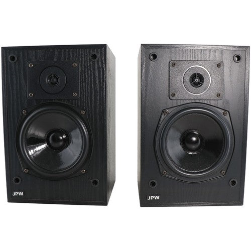 JPW Mini Monitor Bookshelf Small Footprint Speakers
