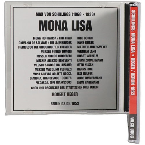 von Schillings - Mona Lisa - Box Set 2 CDs - Walhall Eternity Series - 2014