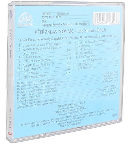 Vítězslav Novák - The Storm / Bouře (CD) - Chorlton Analogue