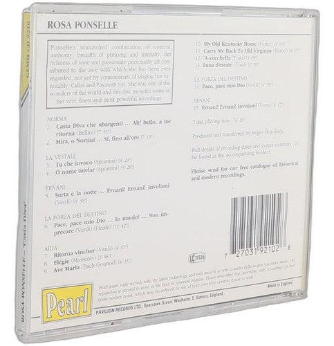 Rosa Ponselle - Casta Diva (CD) - Chorlton Analogue