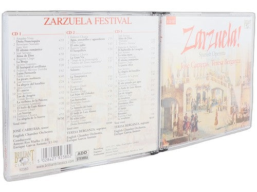 Carreras - Zarzuela! Spanish Operetta - Box Set 3 CDs - Brilliant Classics