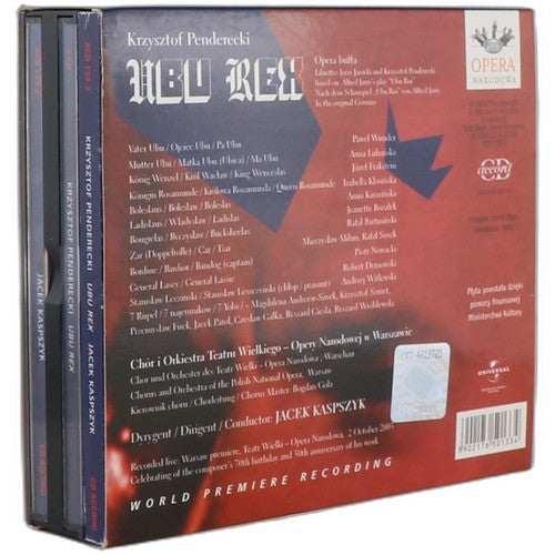 Penderecki - Ubu Rex - Box Set 2 CDs - CD Accord - 2004