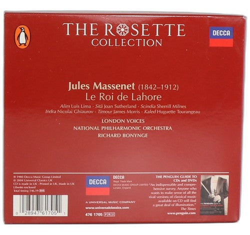 Massenet - Le Roi de Lahore - Box Set 2 CDs - Decca