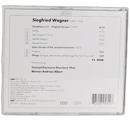 Siegfried Wagner - Symphony In C (CD) - Chorlton Analogue