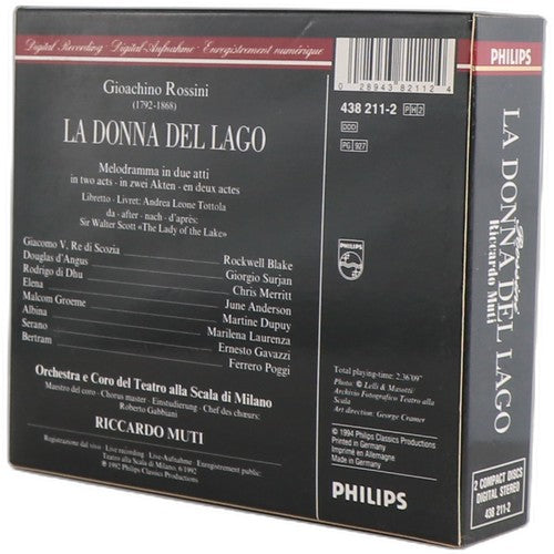 Rossini - La Donna Del Lago - Box Set 2 CDs - Philips Classics - 1992