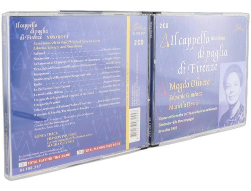 Rota - Il Cappello Di Paglia Di Firenze - Box Set 2 CDs - Gala (8) - 1999