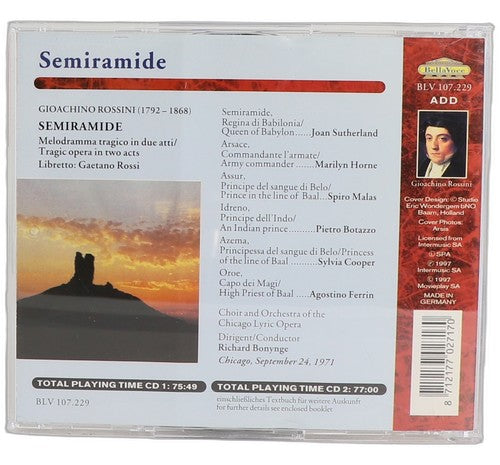 Rossini - Semiramide - Box Set 2 CDs - 1971