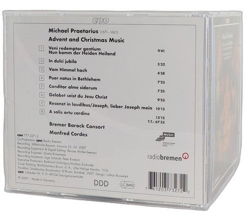 Michael Praetorius - Puer Natus In Bethlehem (Advent And Christmas Music) (CD) - Chorlton Analogue