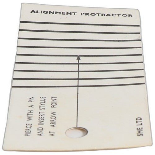SME 3009 Series II Alignment Protractor Cartridge Setup Tool UK - Chorlton Analogue