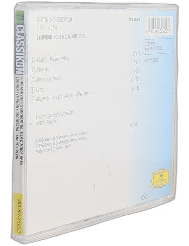 Shostakovich - Symphony N.8 In C Minor Op. 65 - CD - Deutsche Grammophon - 1999