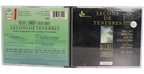 Lambert - Leçons De Ténèbres - Box Set 2 CDs - Virgin Classics Digital - 1989