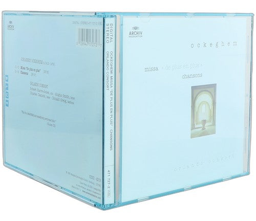 Johannes Ockeghem - Missa De Plus En Plus & Chansons (CD) - Chorlton Analogue