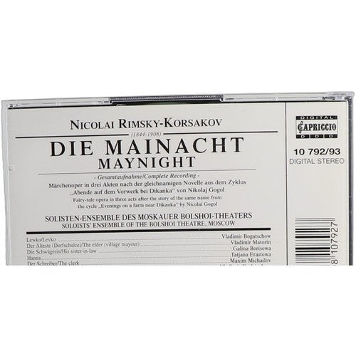 Nikolai Rimsky-Korsakov - Mainacht = May Night (2 CD Set)