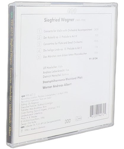 Wagner - Violin Concerto • Flute Concertino - CD