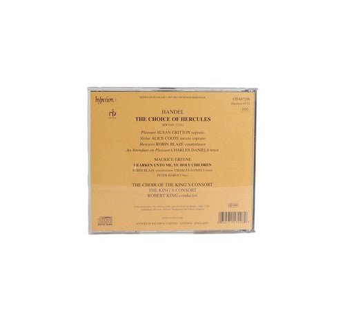 Händel - The Choice Of Hercules - CD - Hyperion - 2002