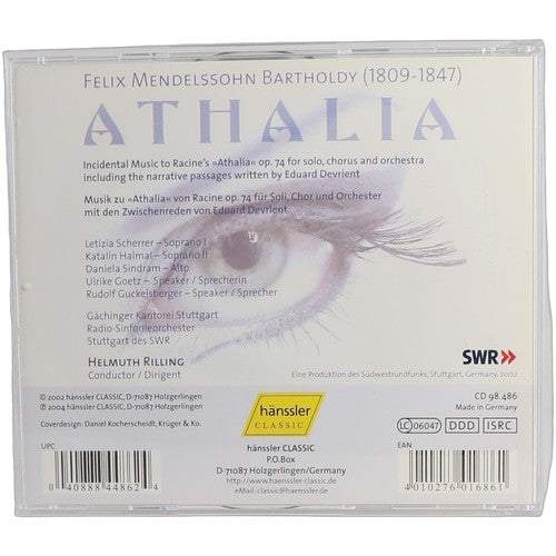 Felix Mendelssohn - Athalia, Op. 74 (CD)