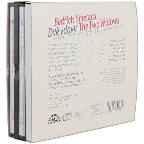 Smetana - Dvĕ Vdovy = The Two Widows - Box Set 2 CDs - Supraphon - 2007