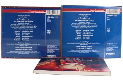 Rossini - Elisabetta - Box Set 2 CDs - Philips - 1992