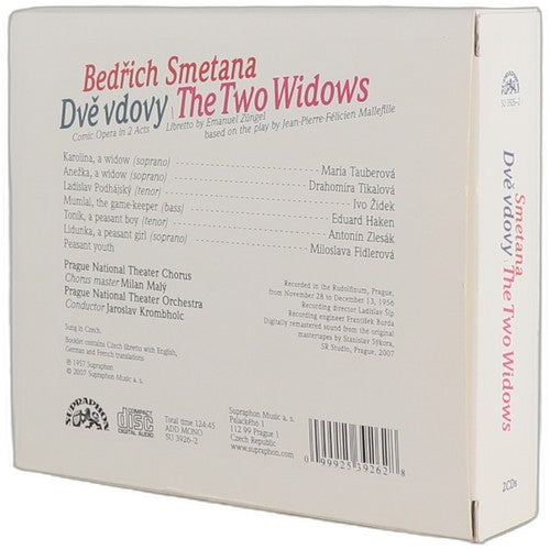 Smetana - Dvĕ Vdovy = The Two Widows - Box Set 2 CDs - Supraphon - 2007