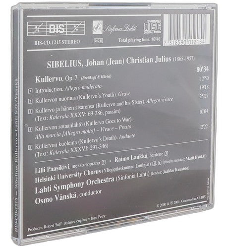 Sibelius - Kullervo, Op. 7 - CD - BIS - 2001