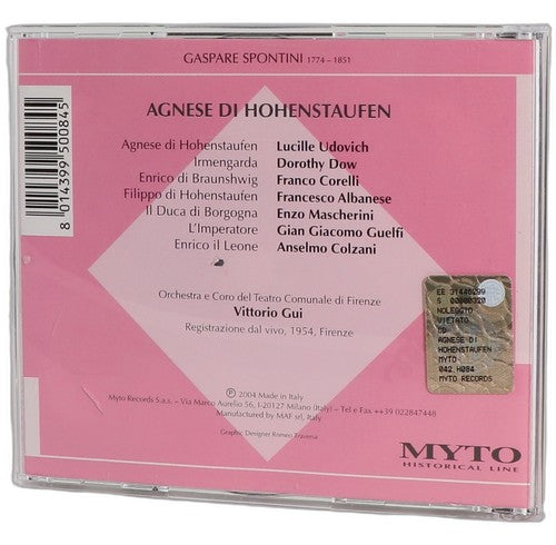 Spontini - Agnese di Hohenstaufen - Box Set 2 CDs - Myto Historical Line - 2004