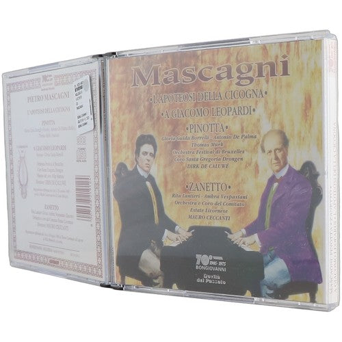 Mascagni L'apoteosi Della Cicogna Pinotta Vespasiani Bongiovanni 2 CD Box Set