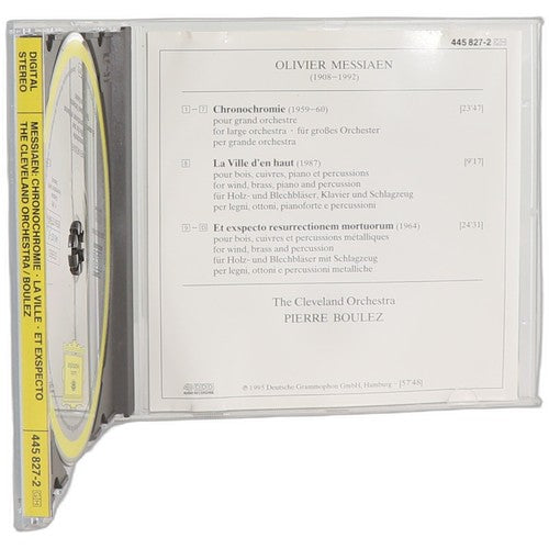 Messiaen - Et Exspecto Resurrectionem Mortuorum · Chronochromie - CD - Chorlton Analogue