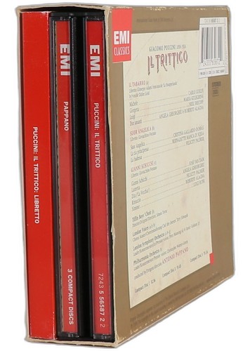 Puccini - Il Trittico: Il Tabarro - Suor Angelica - Gianni - Box Set 3 CDs