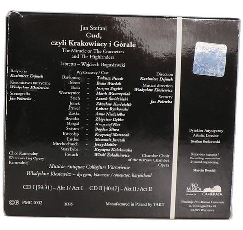 Stefani - Cud, czyli Krakowiacy i Górale - Box Set 2 CDs - Pro Musica Camerata