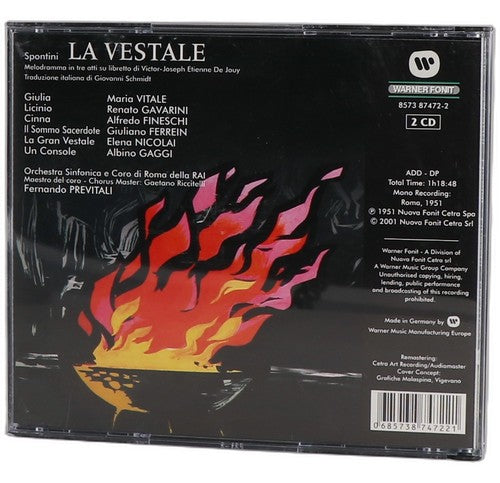 Spontini - La Vestale - Box Set 2 CDs - Warner Fonit - 2001
