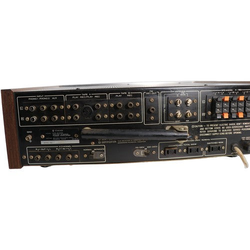 Trio KR-5400 AM FM Stereo Receiver Solid State Walnut Japan Tested - Chorlton Analogue