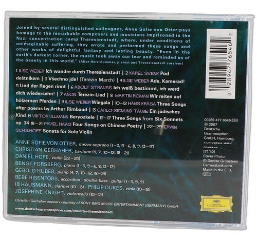 Von Otter - Terezín | Theresienstadt - CD - Deutsche Grammophon - 2007