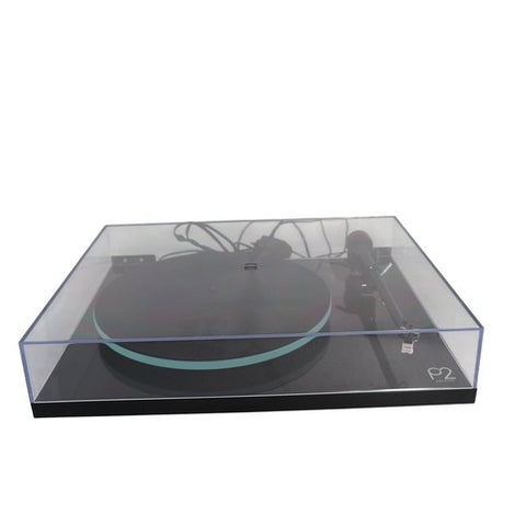 Rega Planar 2 P2 Turntable RB220 Tonearm Rega Carbon MM Belt Drive Black Tested
