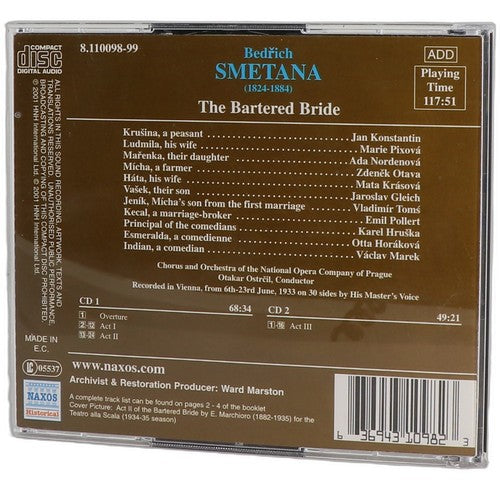 Bedřich Smetana - The Bartered Bride (2 CD Set) - Chorlton Analogue