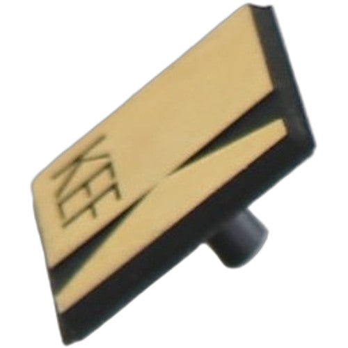 KEF Speaker Badge Push Fit Gold Logo Emblem Genuine Original Part Spare
