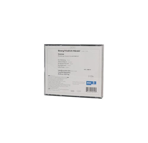 Händel - Imeneo - Box Set 2 CDs - cpo - 2003